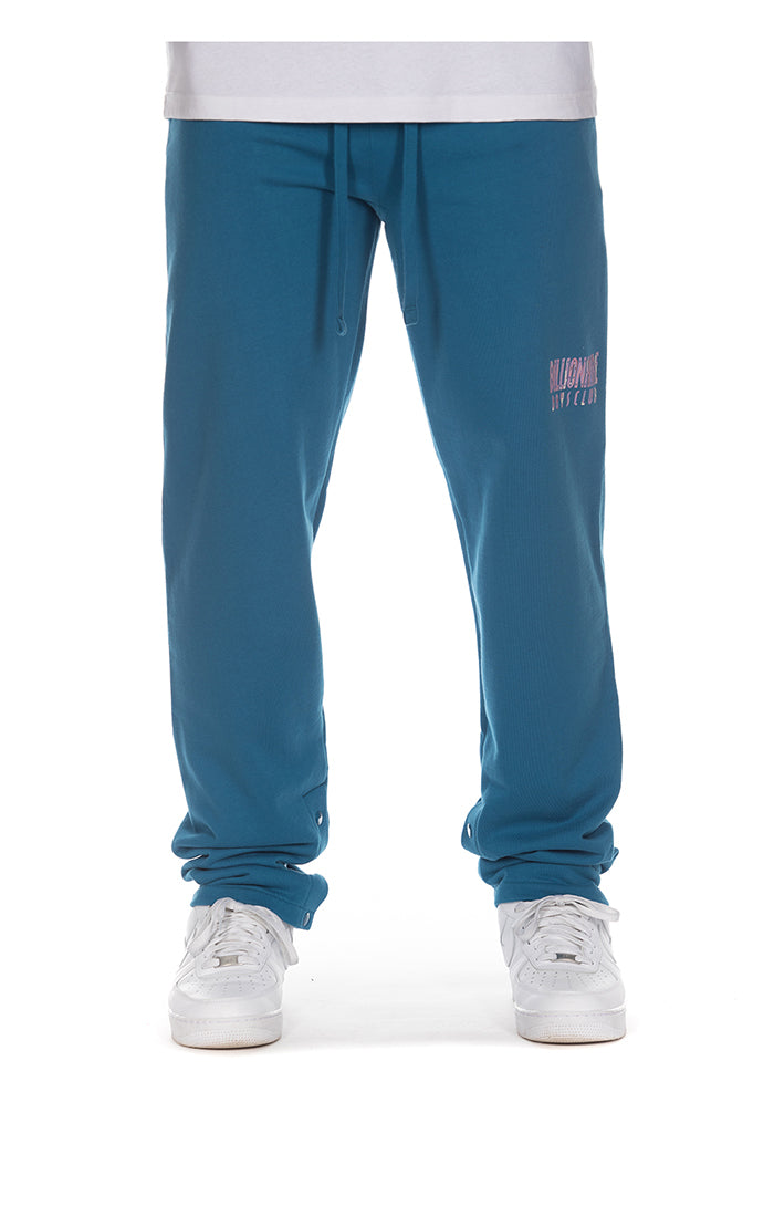 bb straight sweatpants - turkish sea