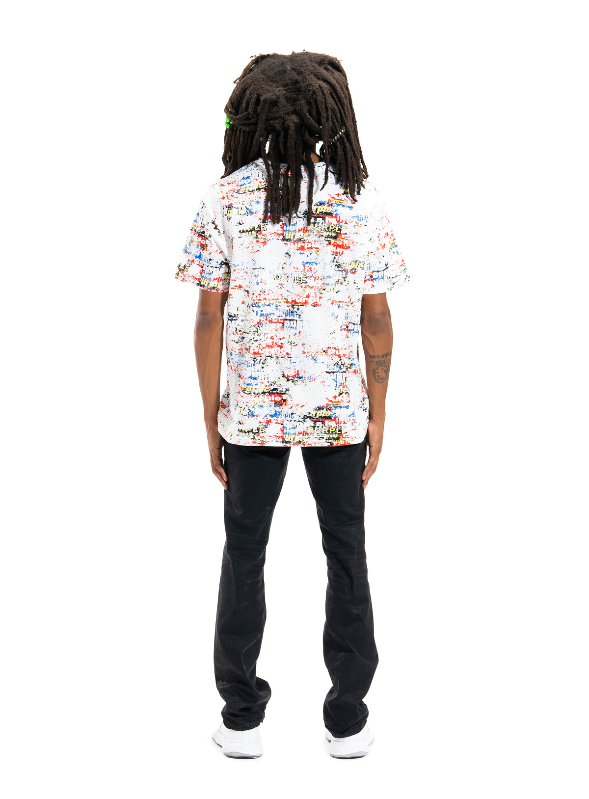 TEXTURED JERSEY SS TEE - OFF WHITE