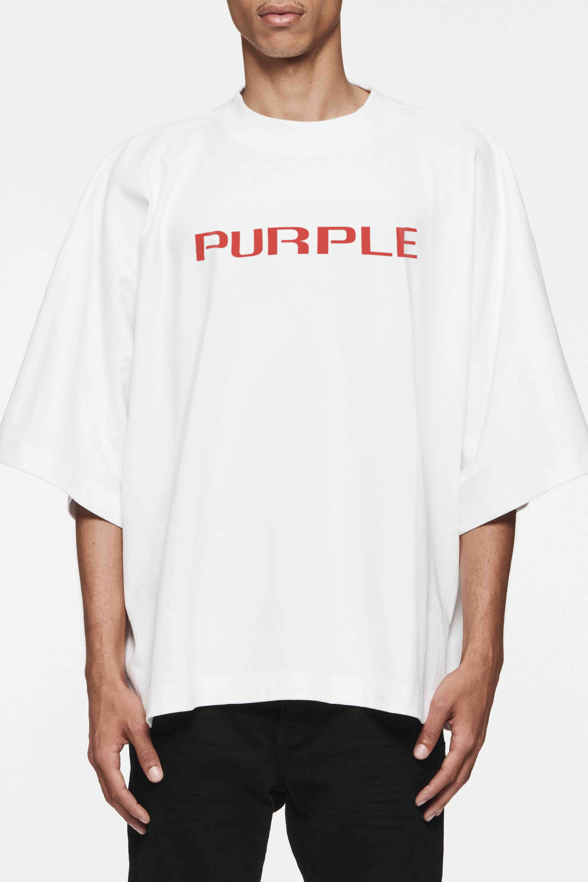 Hwt Jersey Oversized Ss Top - WHITE