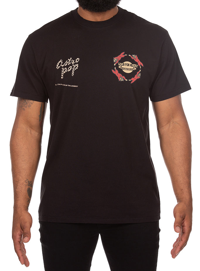 ZOOM SS KNIT - BLACK