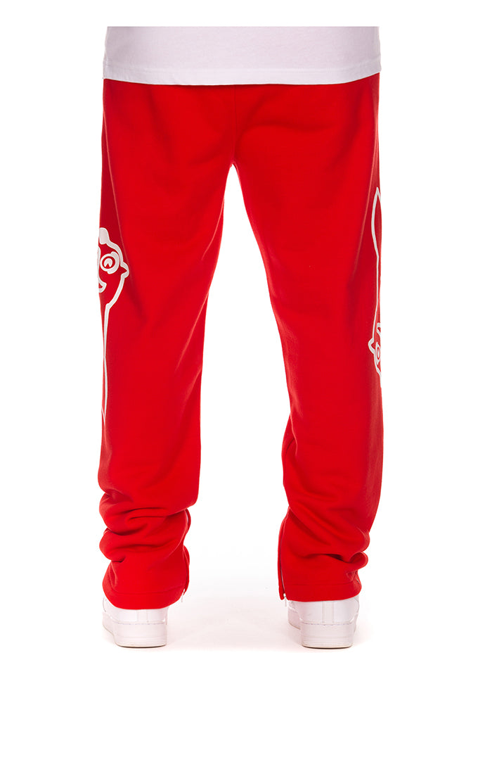 Icecream Contender Sweatpants in racing red – view 2 of 4