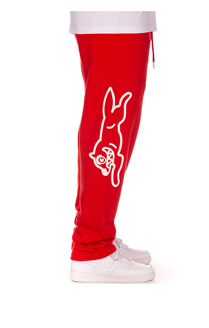 Icecream Contender Sweatpants in racing red – view 4 of 4