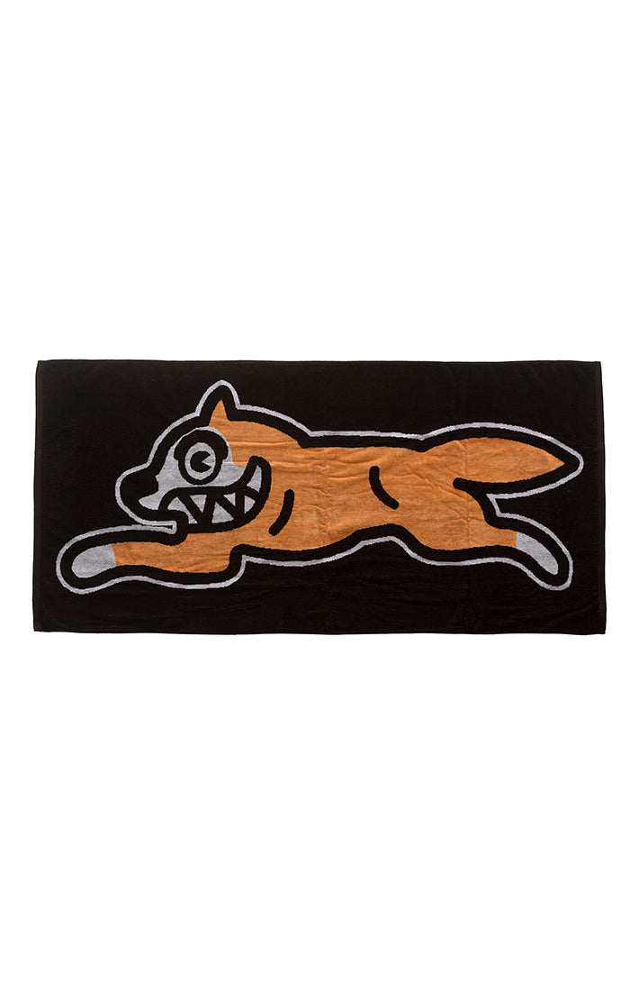 THE BEACH TOWEL - BLACK