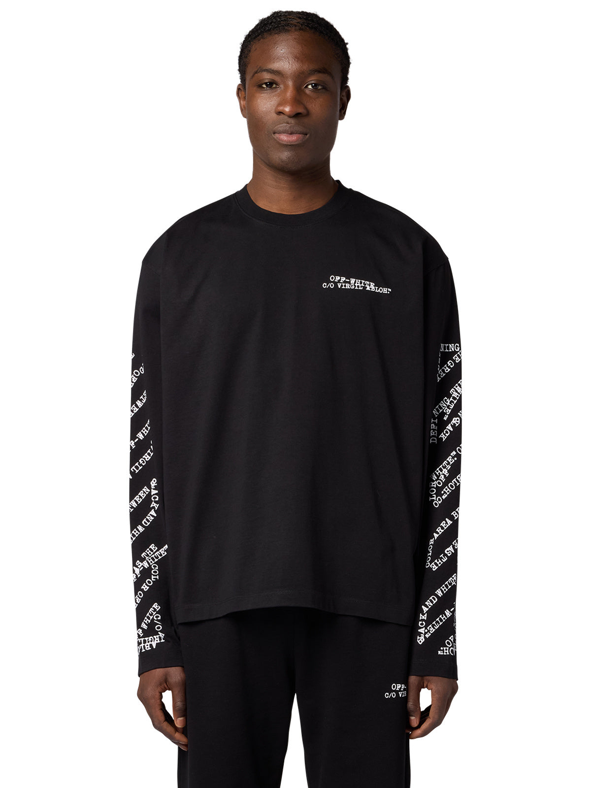 TYPE MACHINE ARROW 90S SKATE L/S TEE - BLACK