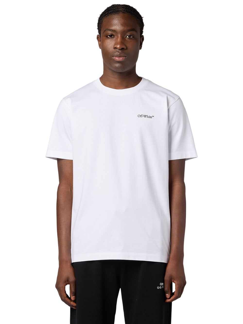 METAL ARROW S/S SLIM TEE - WHITE