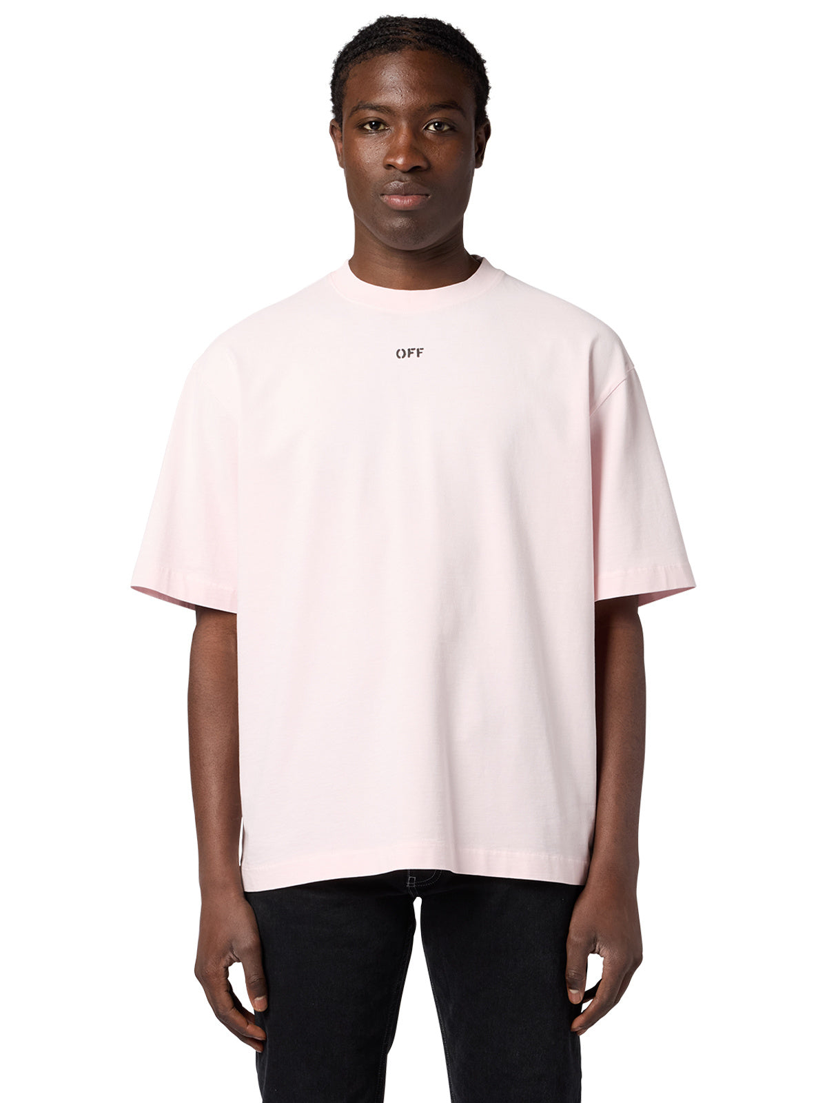 RUBBED PAINT ARROWS S/S SKATE TEE - FADE OUT MAUVE MOR