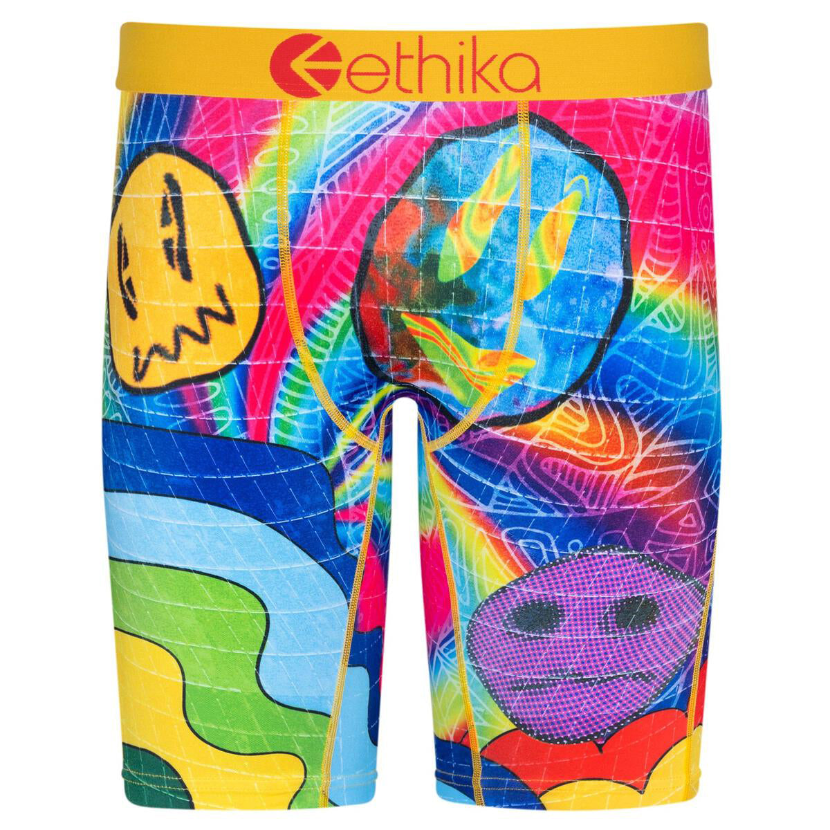 Ethika Surreal Smiles in yellow and blue – view 1 of 2