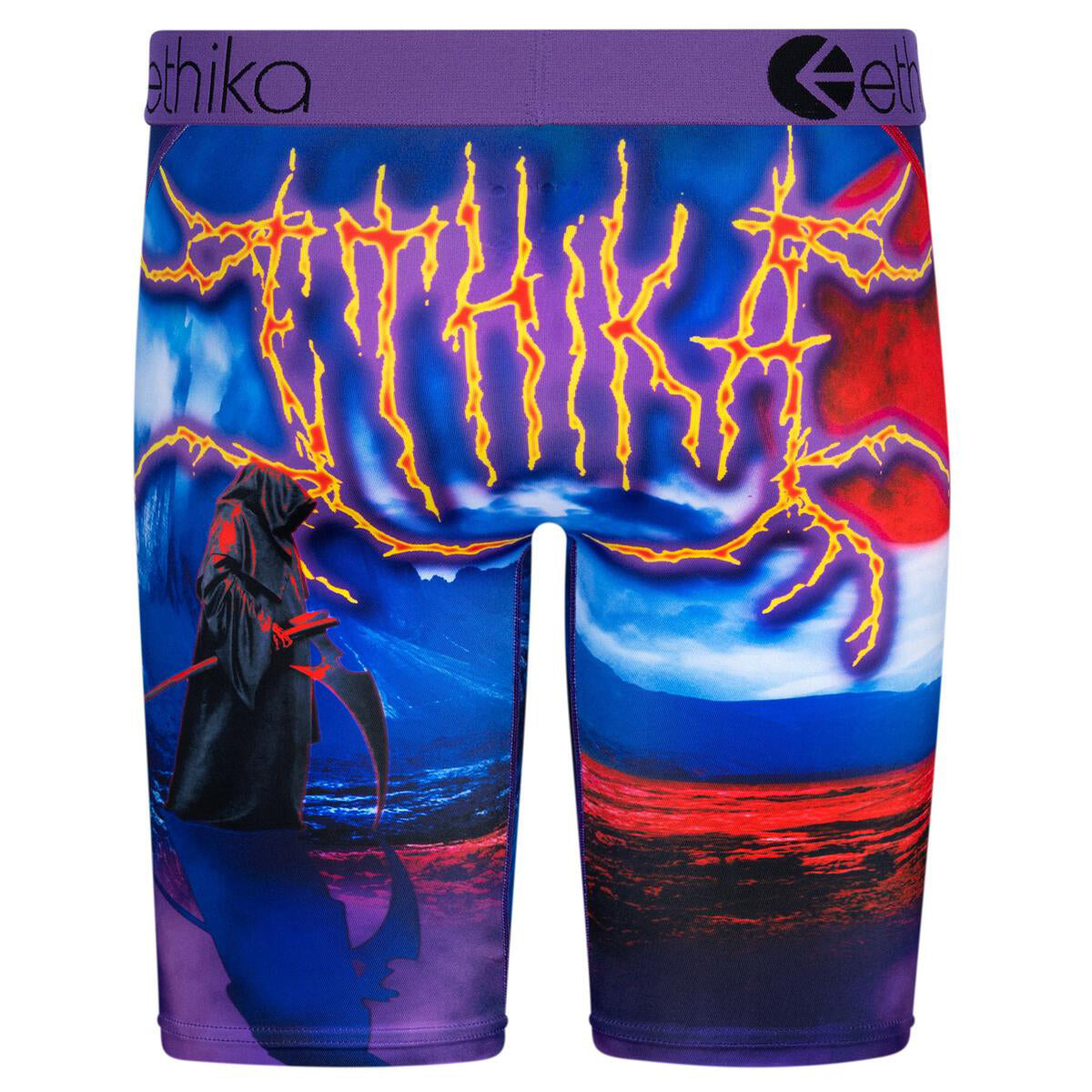 Ethika Reap Sow Boxer Brief in red and blue – view 2 of 2