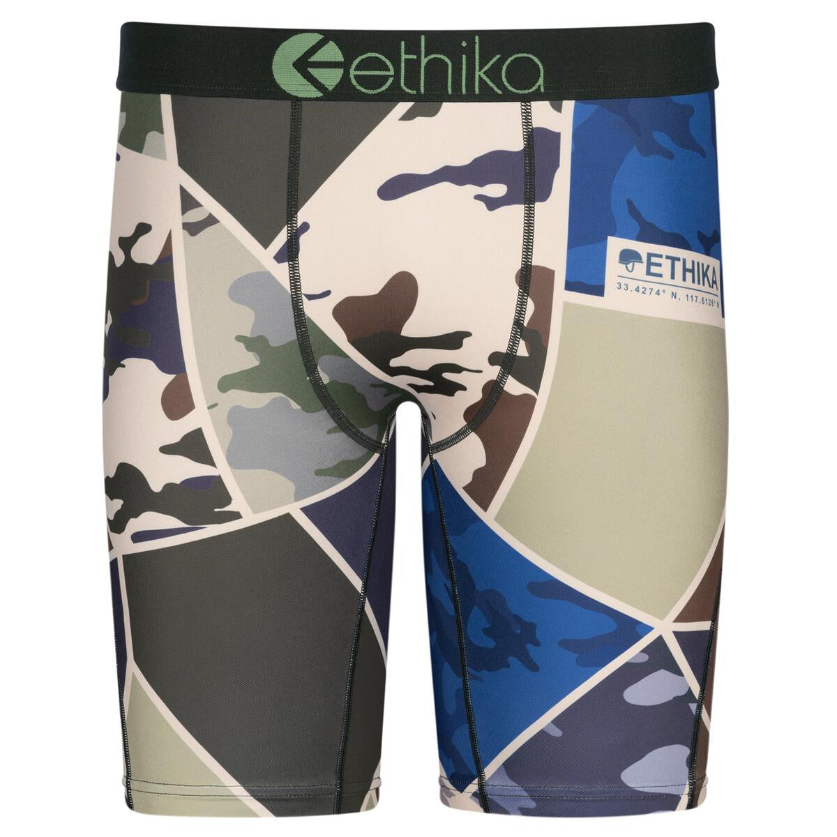 Ethika Patchwork Camo in Green – view 1 of 2