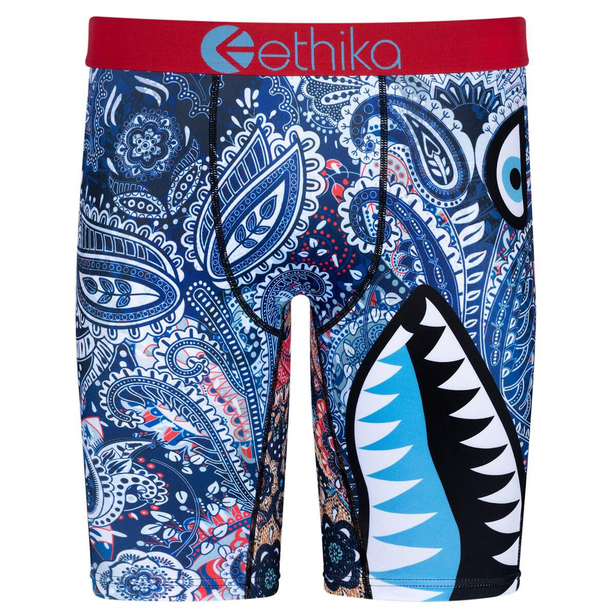 Ethika BMR Crazy Paisley Staple Boxer Brief in multicolor paisley – view 1 of 2