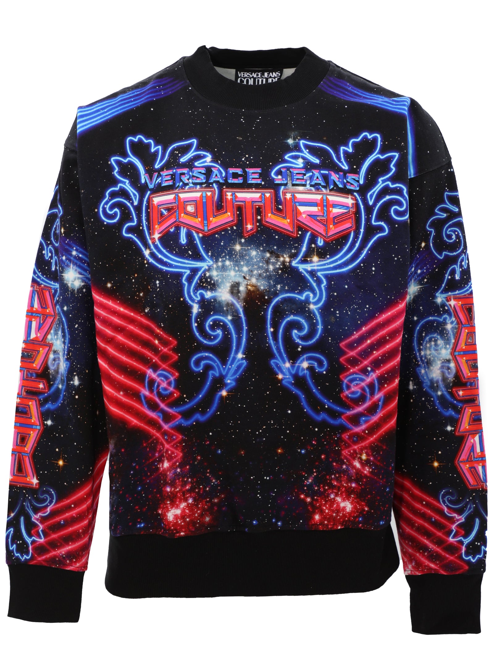 Versace Jeans Couture Galaxy Couture Felpa Sweatshirt in black – view 1 of 2