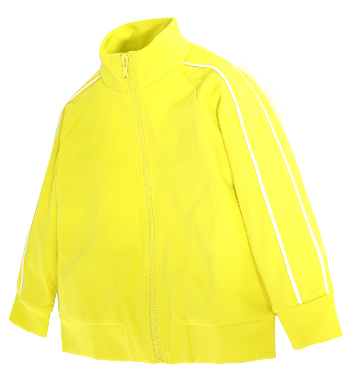 ZIP UP TRACK JACKET W 3D FF LOGO - LEMON