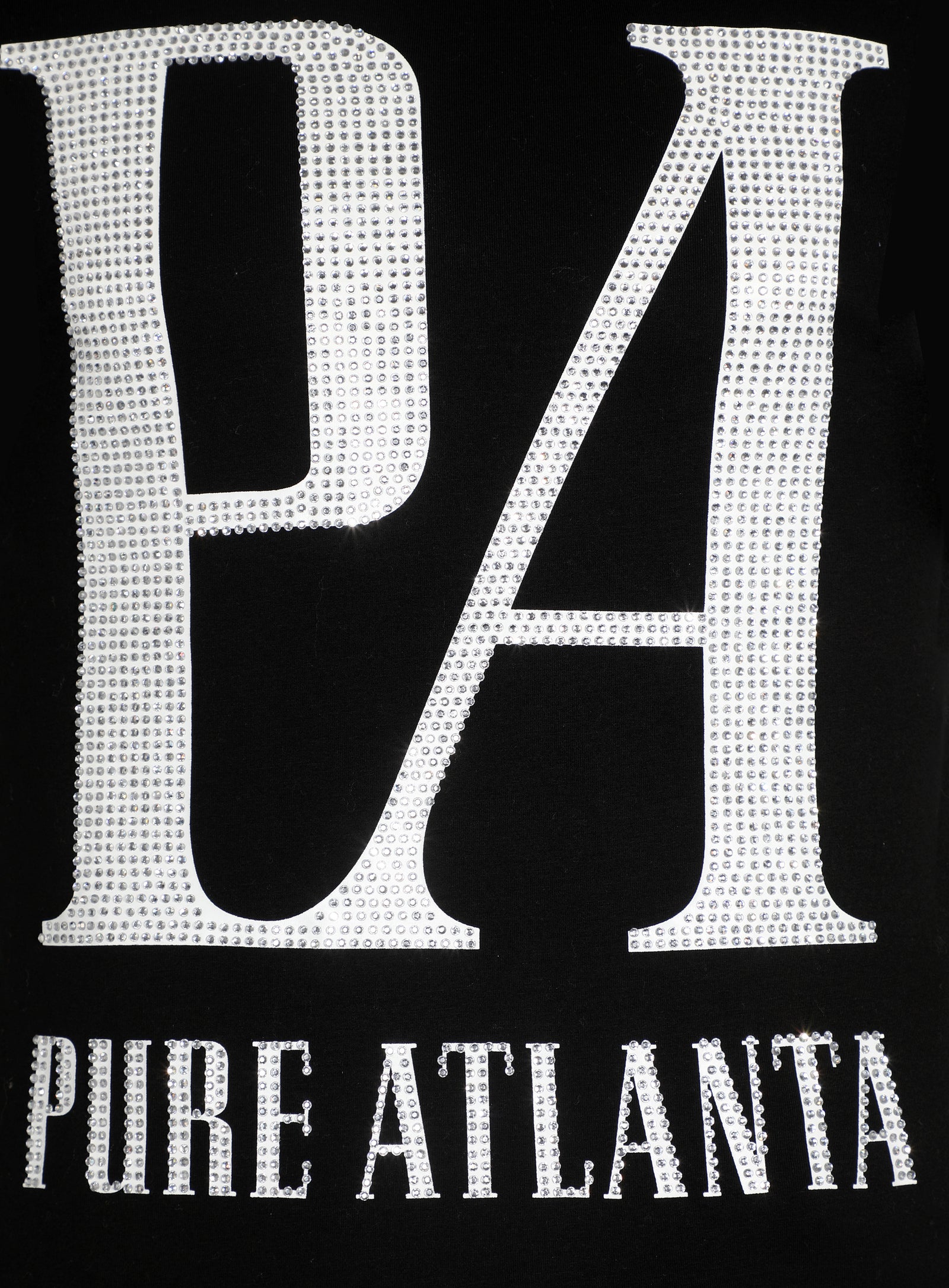 Pure "PA" Diamond Tee in black – view 2 of 4