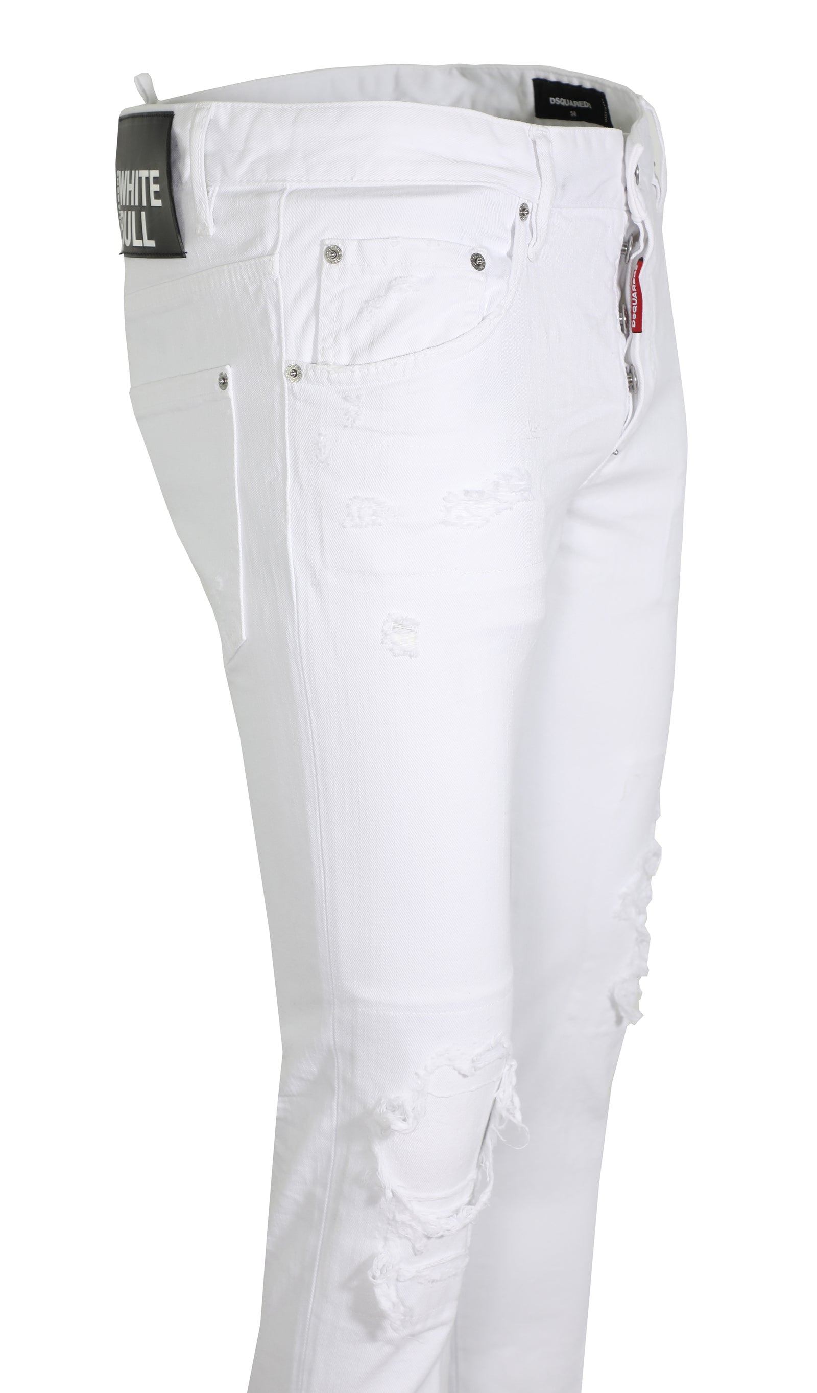 Dsquared2 Skater 5 Pocket White Denim in white – view 2 of 3