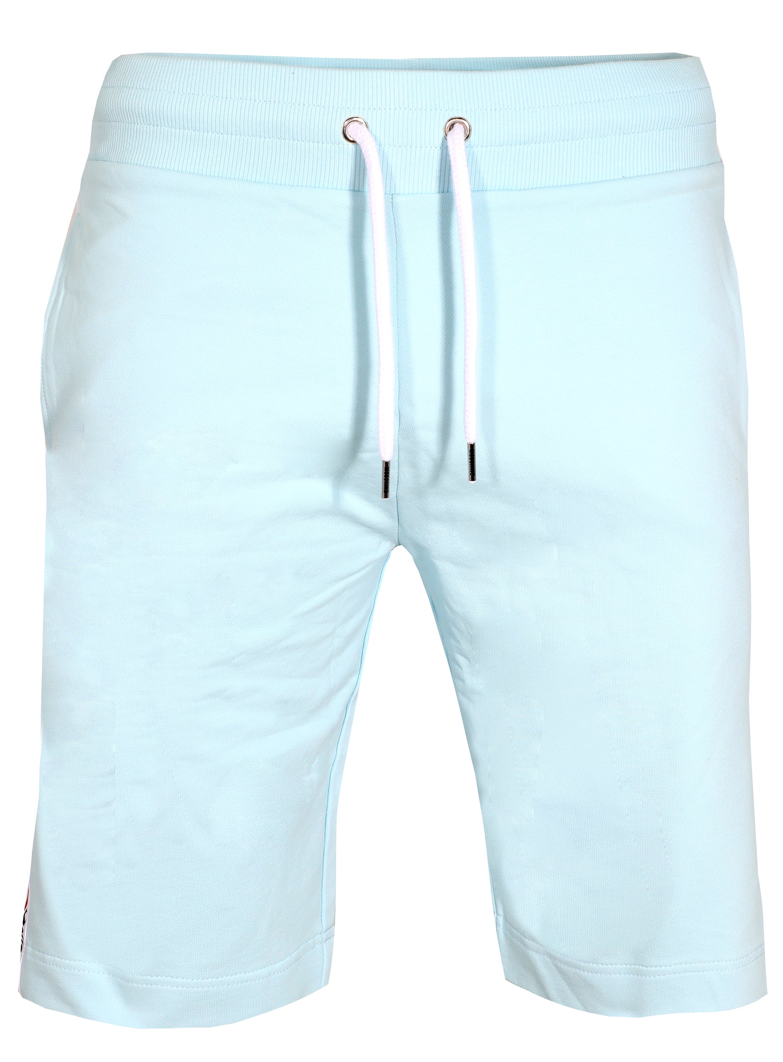 Moschino Side Stripe Logo Shorts in baby blue – view 2 of 3
