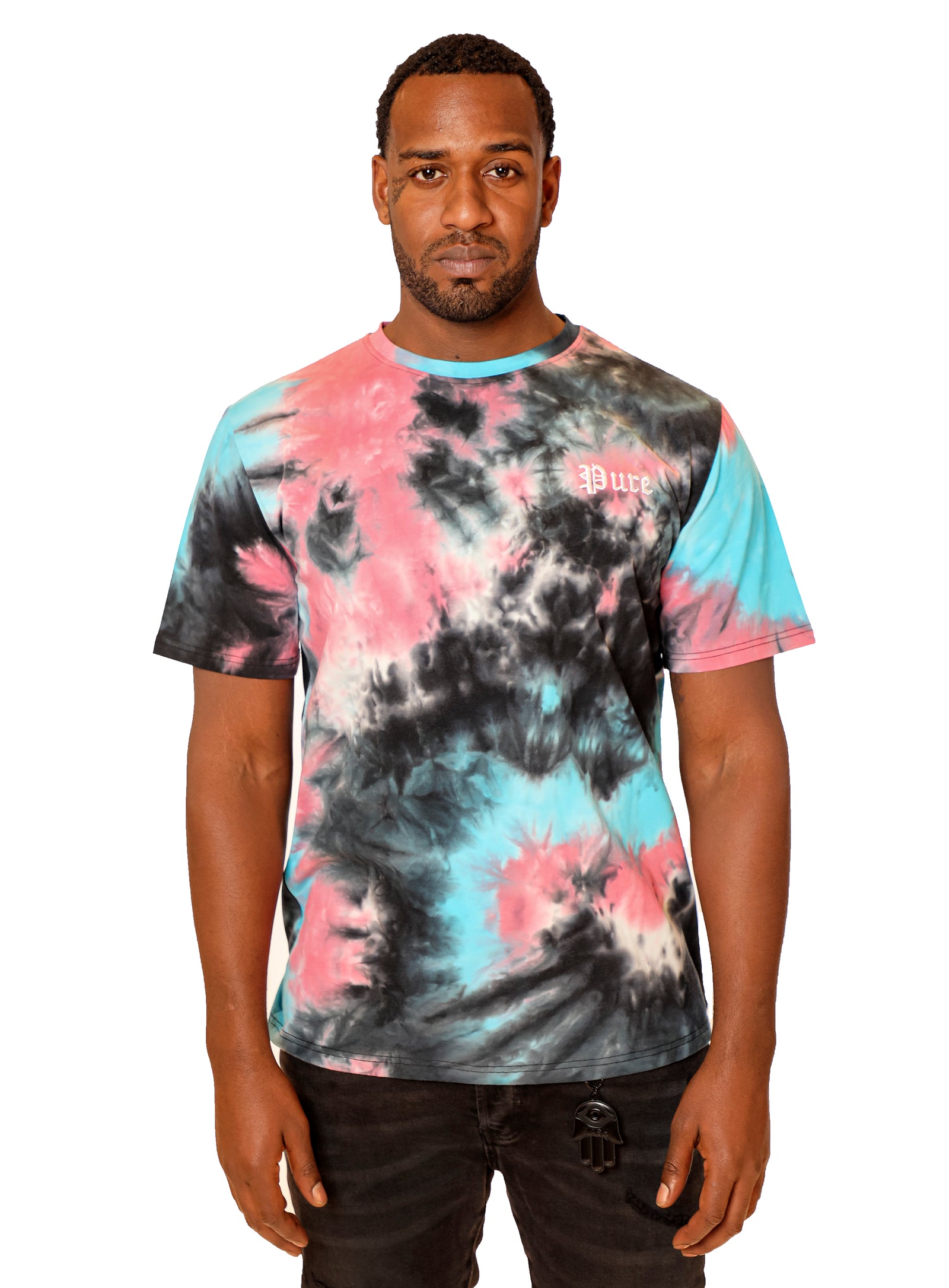 Pure Tie Dye Tee in Cotton Candy – view 2 of 4