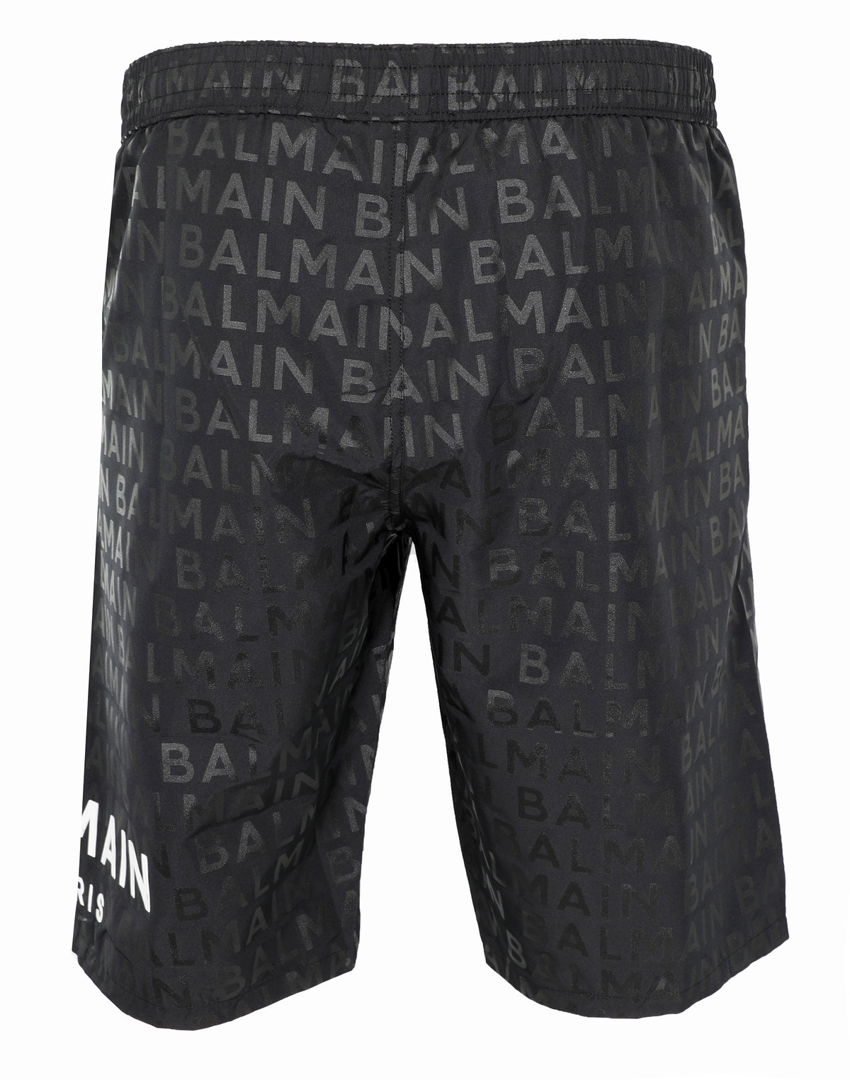 BALMAIN LOGO SWIM SHORT W| BLACK PRINT