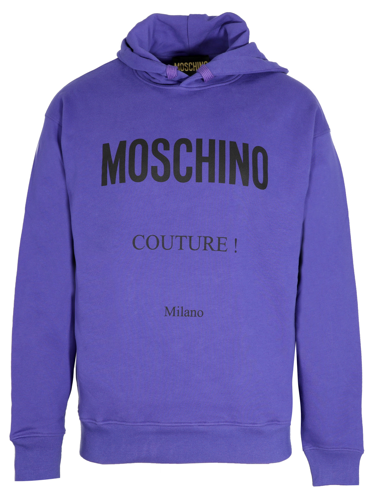 MOSCHINO COUTURE HOODIE - PURPLE