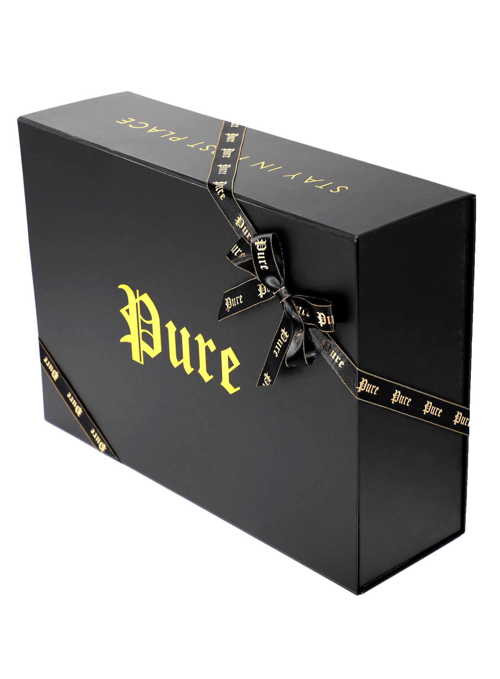 Pure Gift Box in black with gold – view 1 of 6