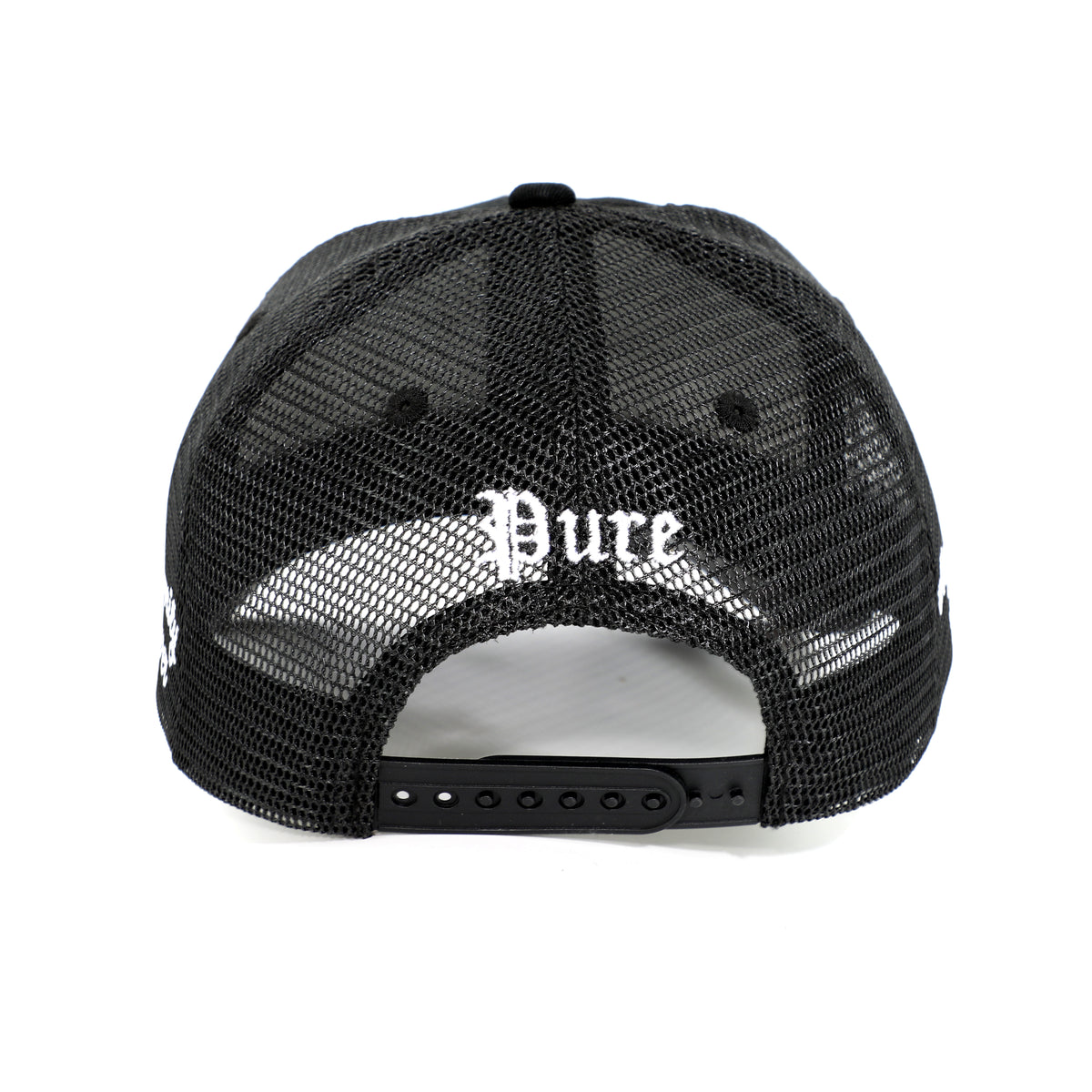 PURE CHENILLE SNAPBACK - BLACK