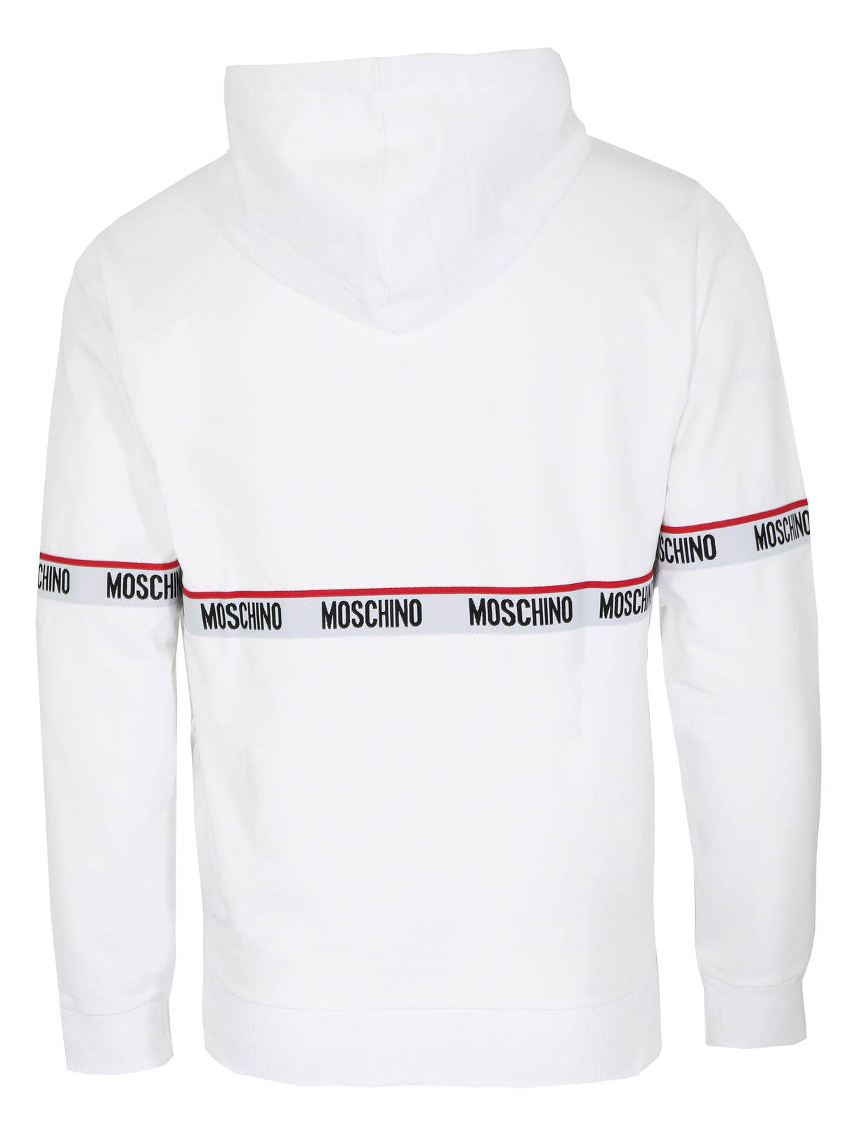 MOSCHINO LOGO BAND SWEATSHIRT - WHITE