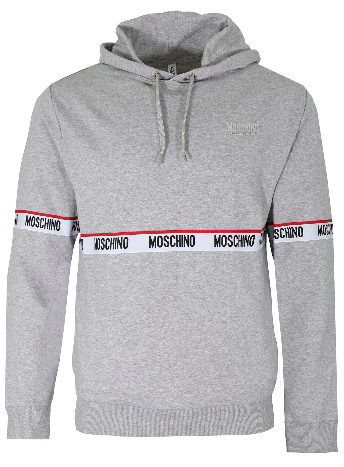 MOSCHINO LOGO BAND SWEATSHIRT - GRAY