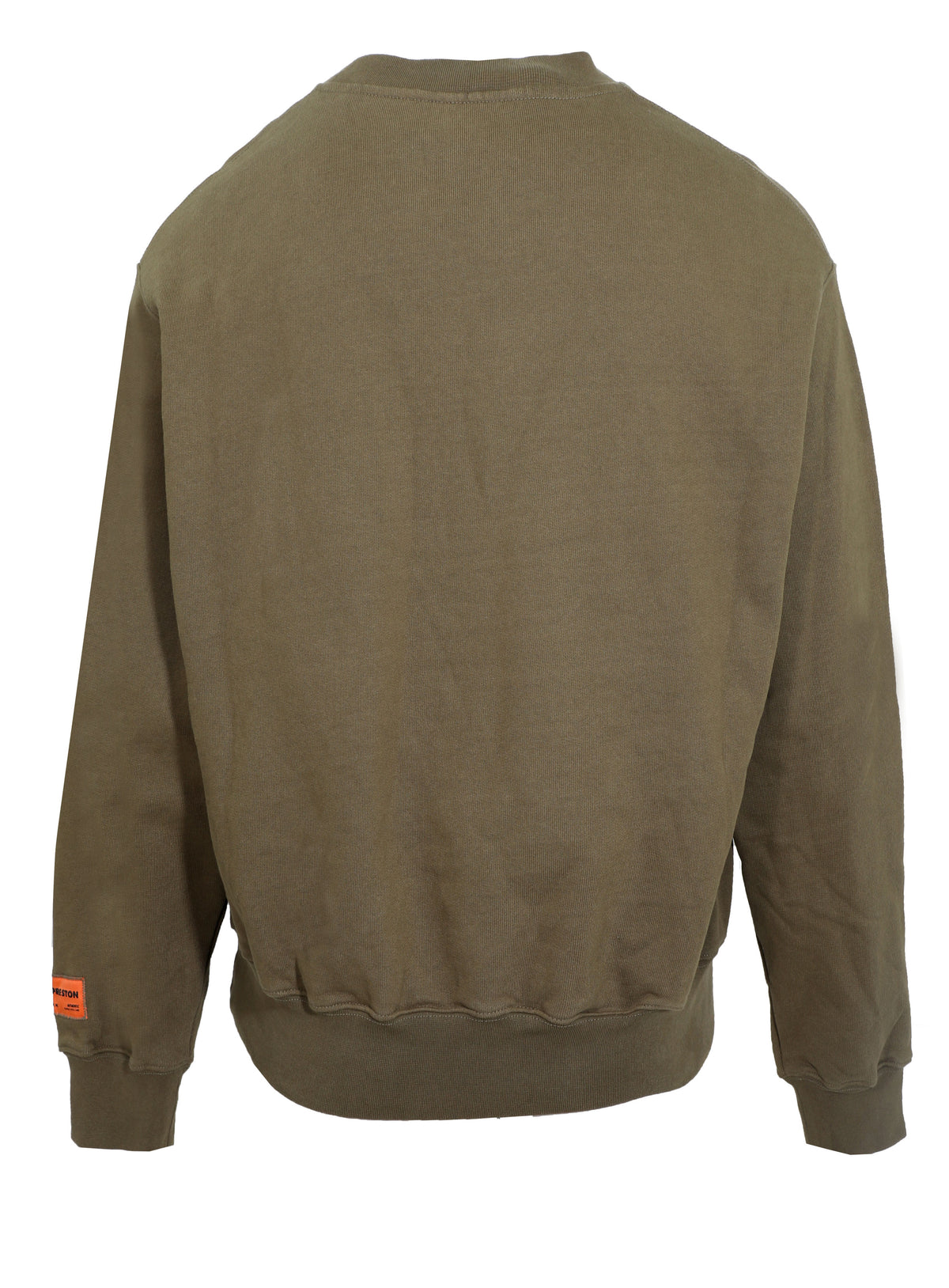 MISPRINTED HERON CREWNECK - OLIVE