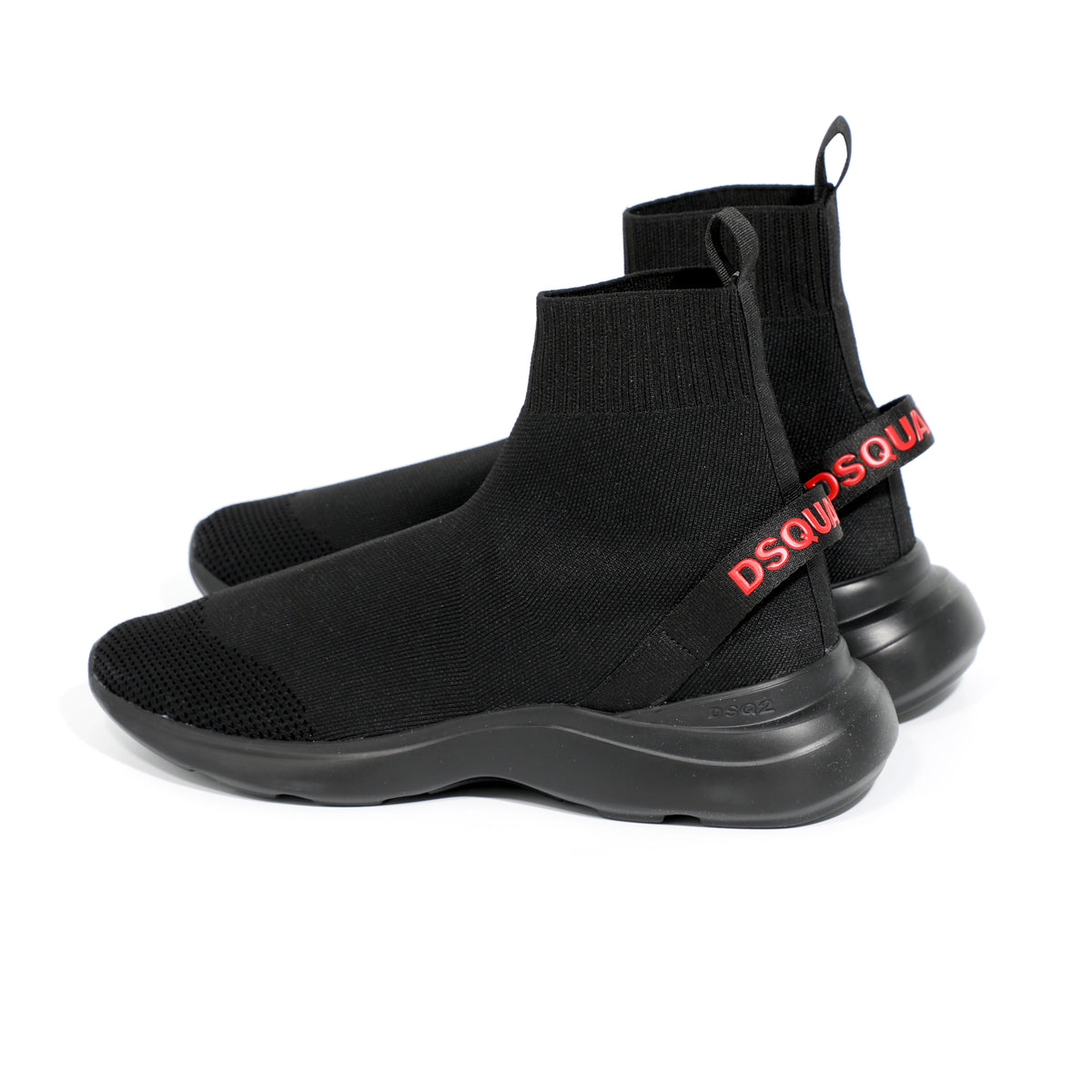 DSQUARED RECYCLED MESH SNEAKERS - BLACK