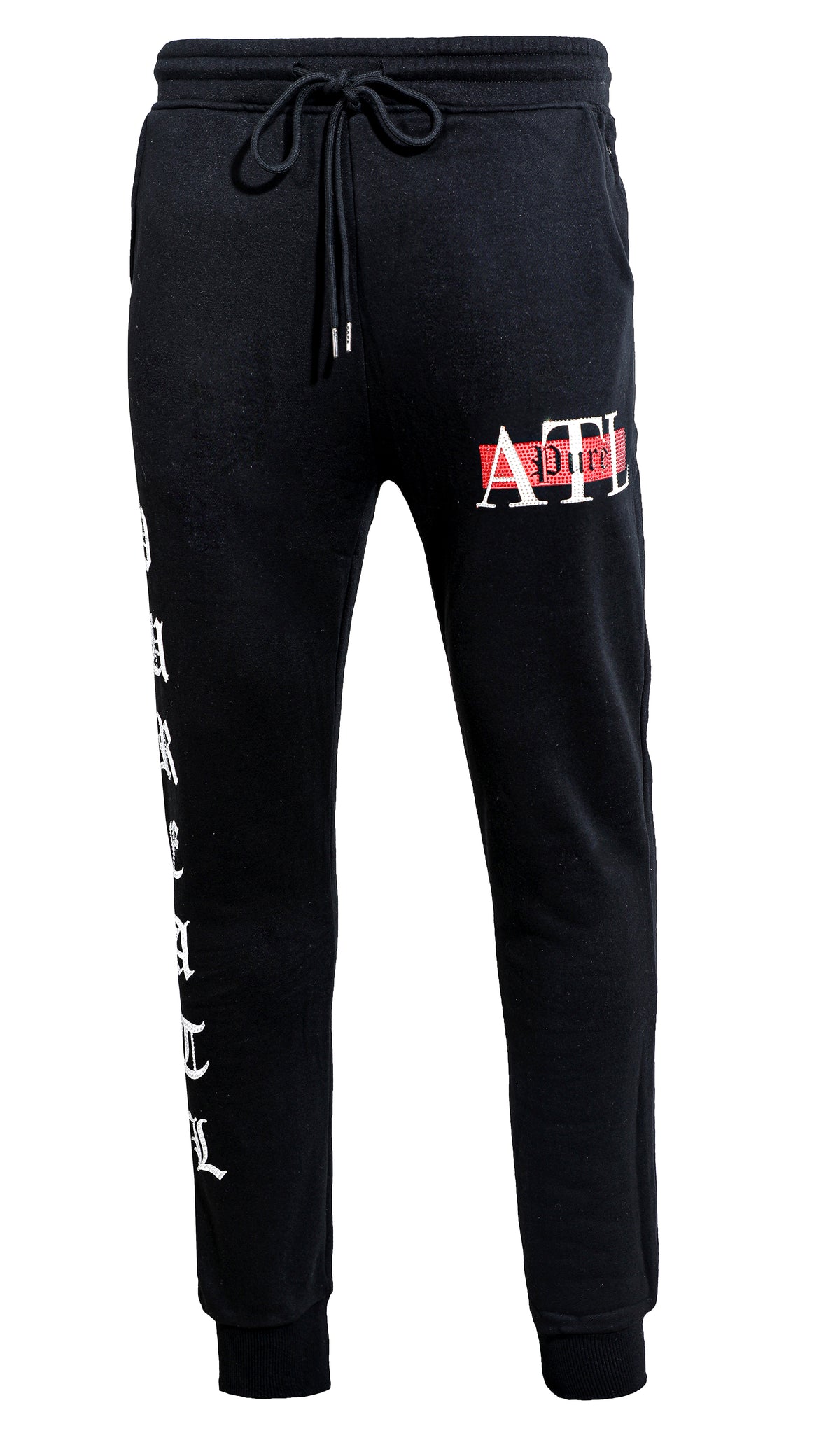Pure Atlanta Culture Sweatpants-Black