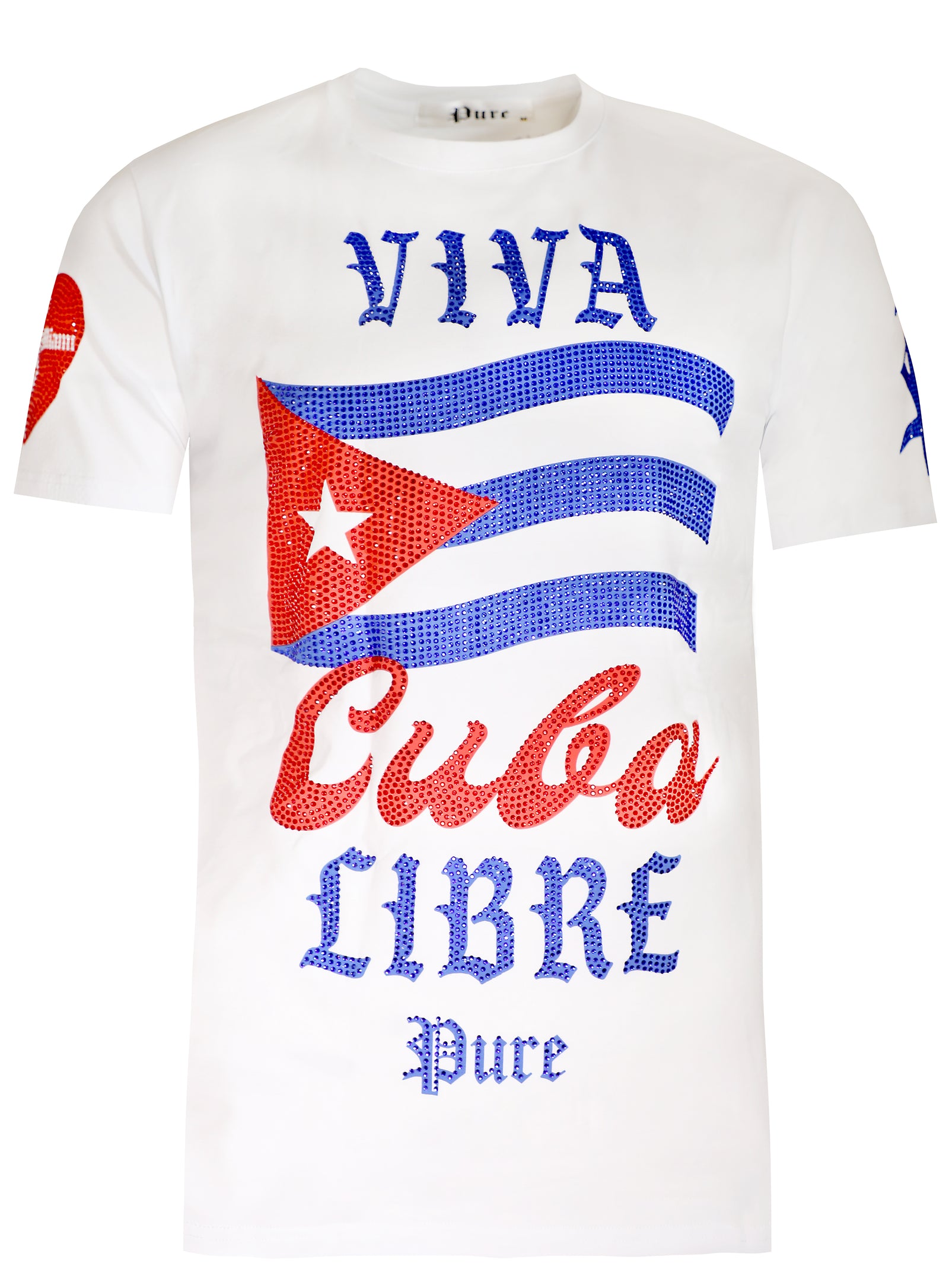 Pure Viva La Cuba Libre Tee in white – view 1 of 2