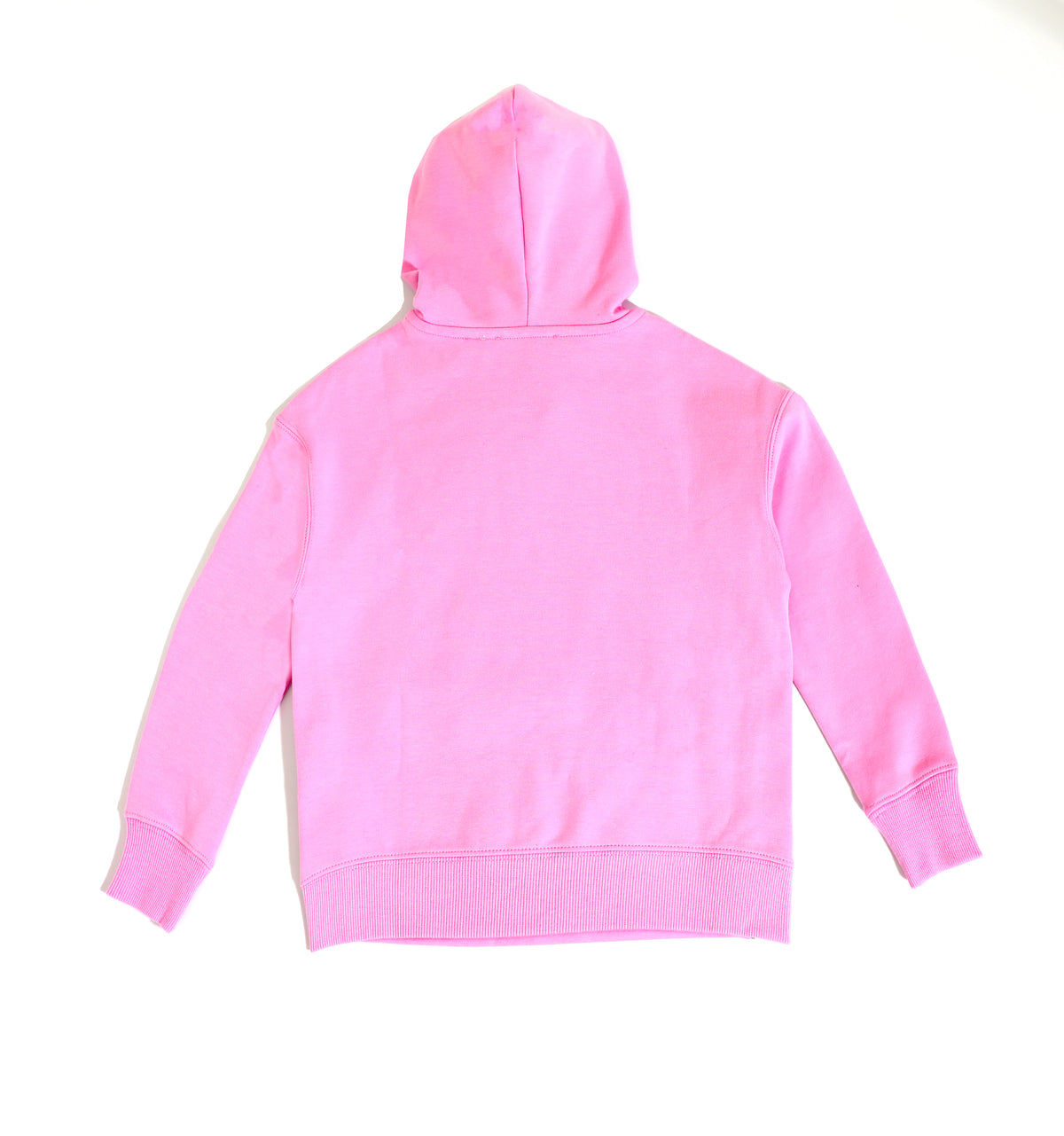 TEXT AND QUESTION MARK LOGO HOODED LS SWEATSHIRT-PURPLE