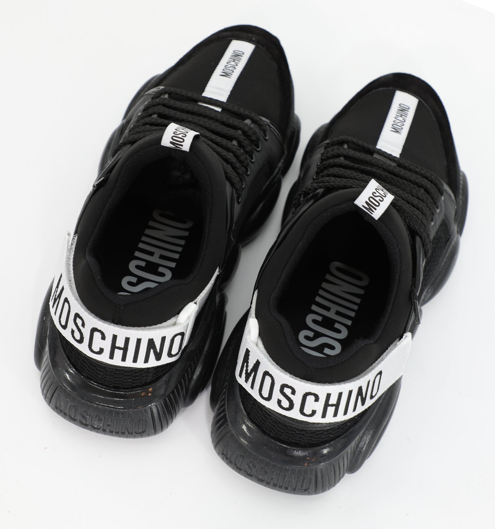 Moschino Teddy Sneakers with Strap in black – view 4 of 4