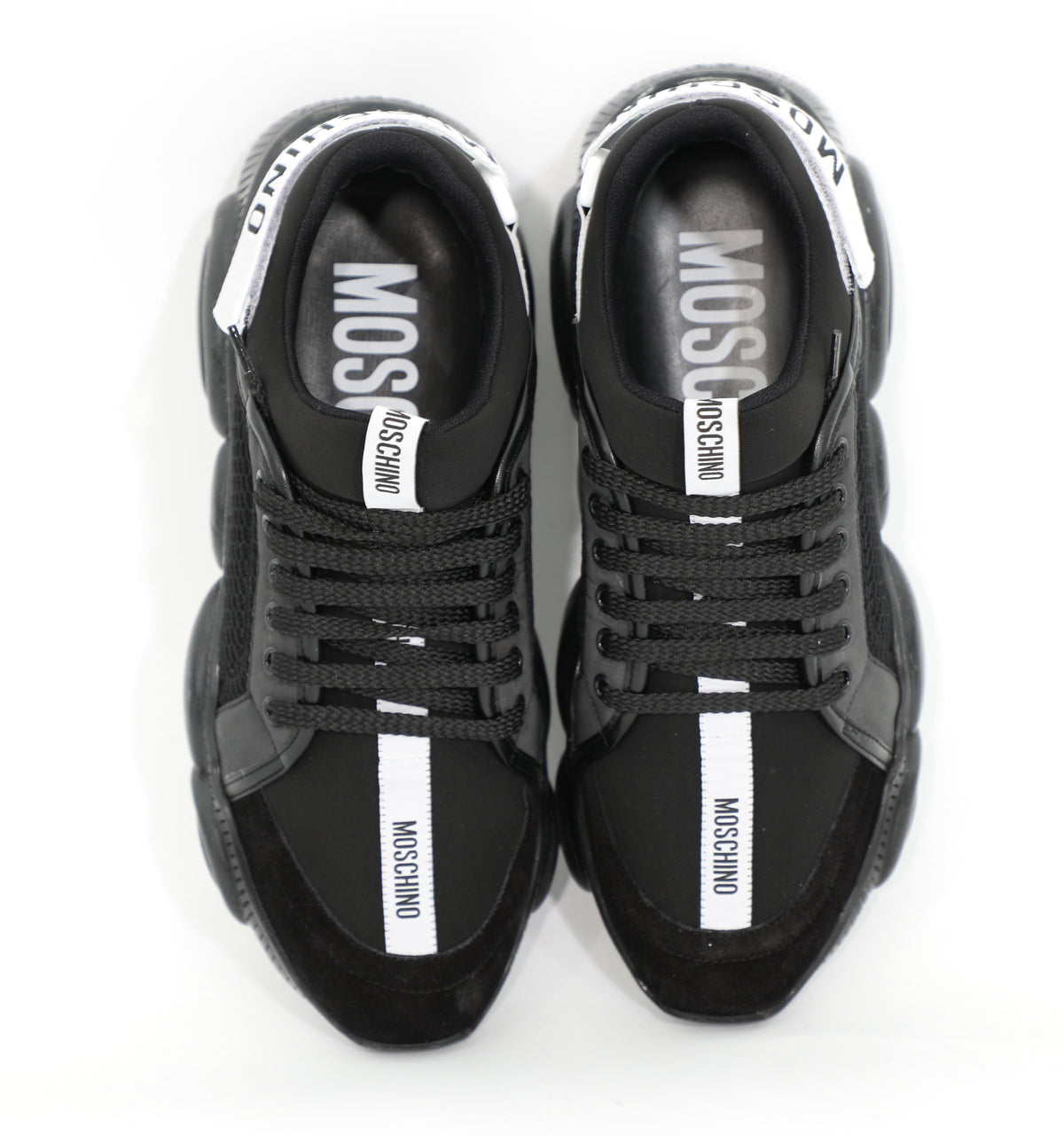 TEDDY SHOES SNEAKERS WITH STRAP - BLACK