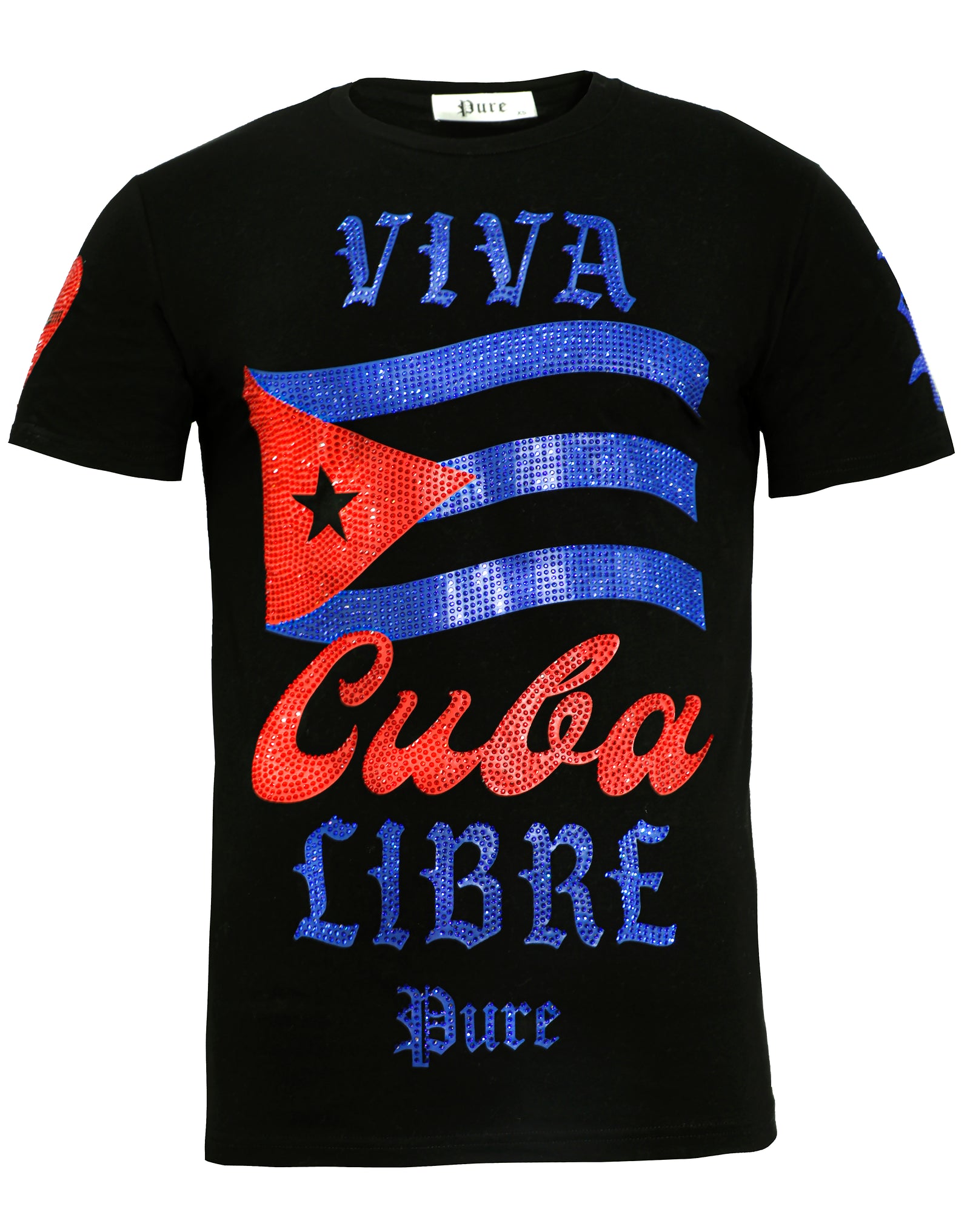 Pure Viva La Cuba Libre Tee in black – view 1 of 2