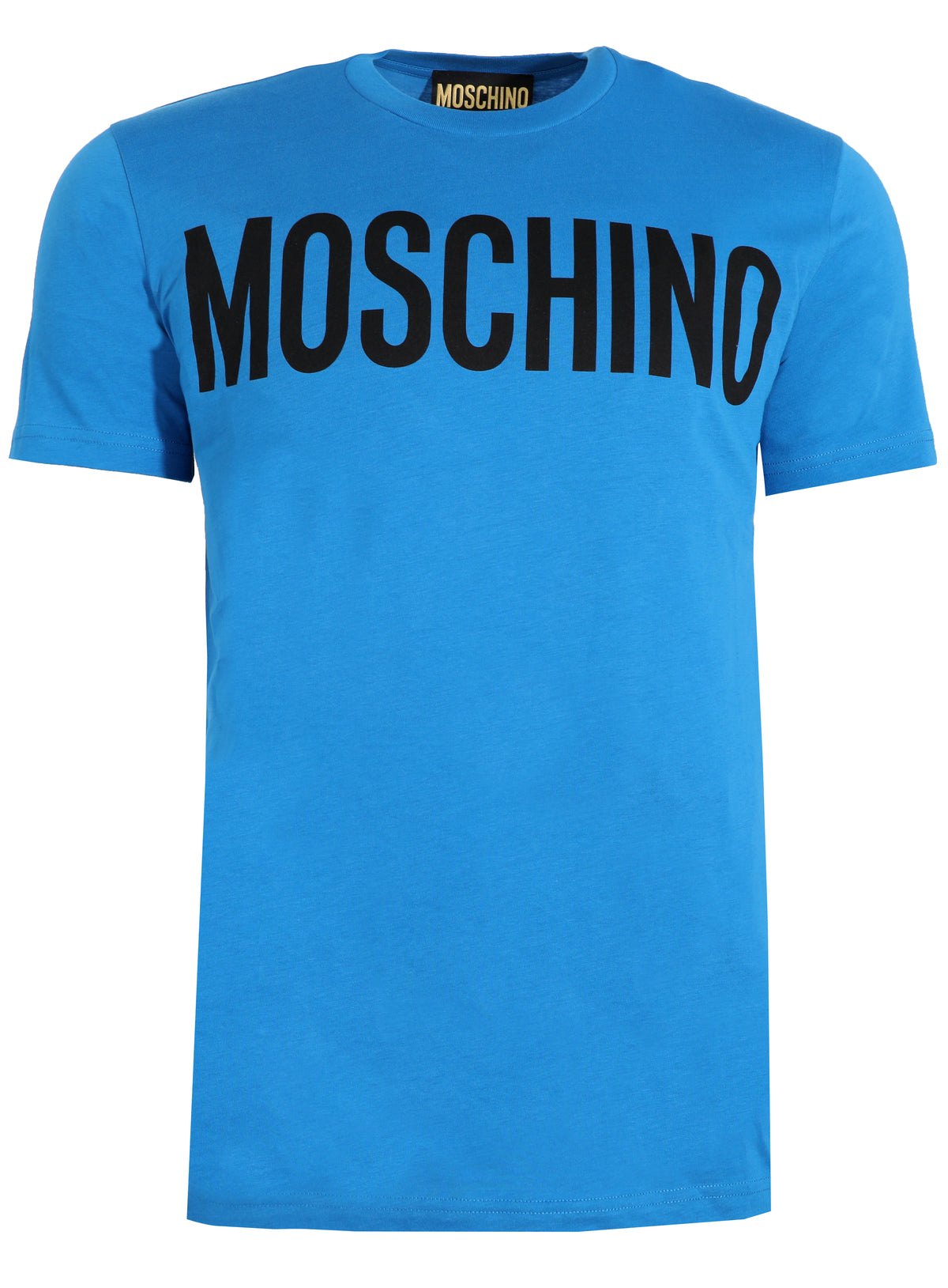 COTTON T-SHIRT W| LOGO PRINT - BLUE