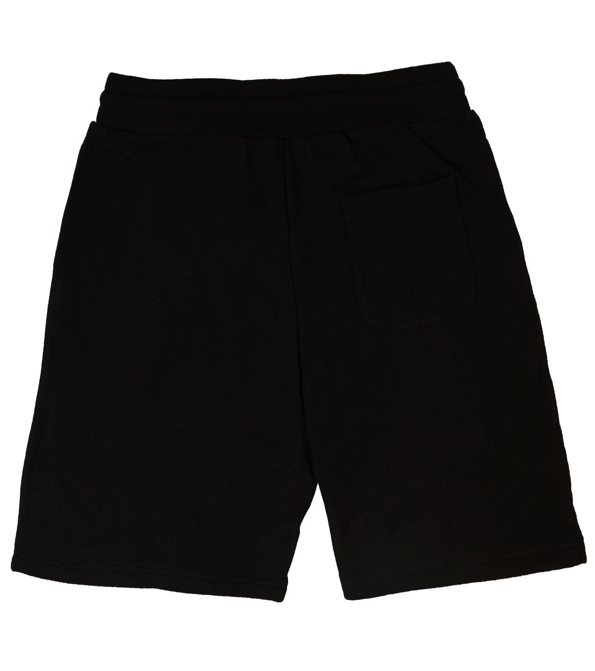 MOSCHINO LOGO SHORTS W/ WHITE TEXT-BLACK