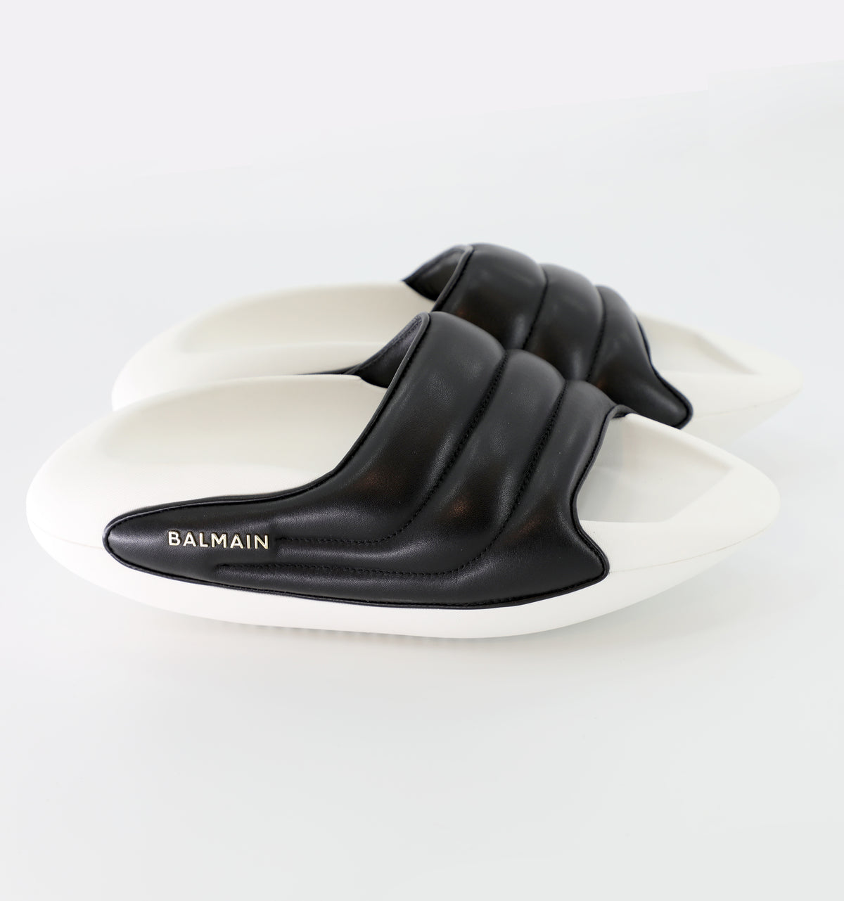 B-IT-PUFFY QUILTED LEATHER - BLACK