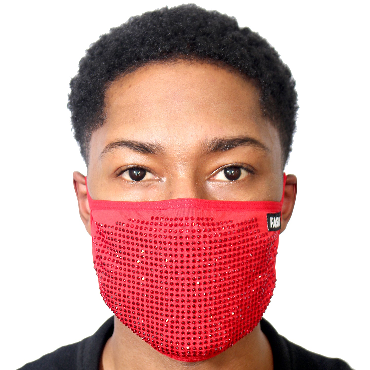 FASK Full Stoned Cotton 2.0 Stoned Mask with Interchangeable Filter and Adjustable Size Strap