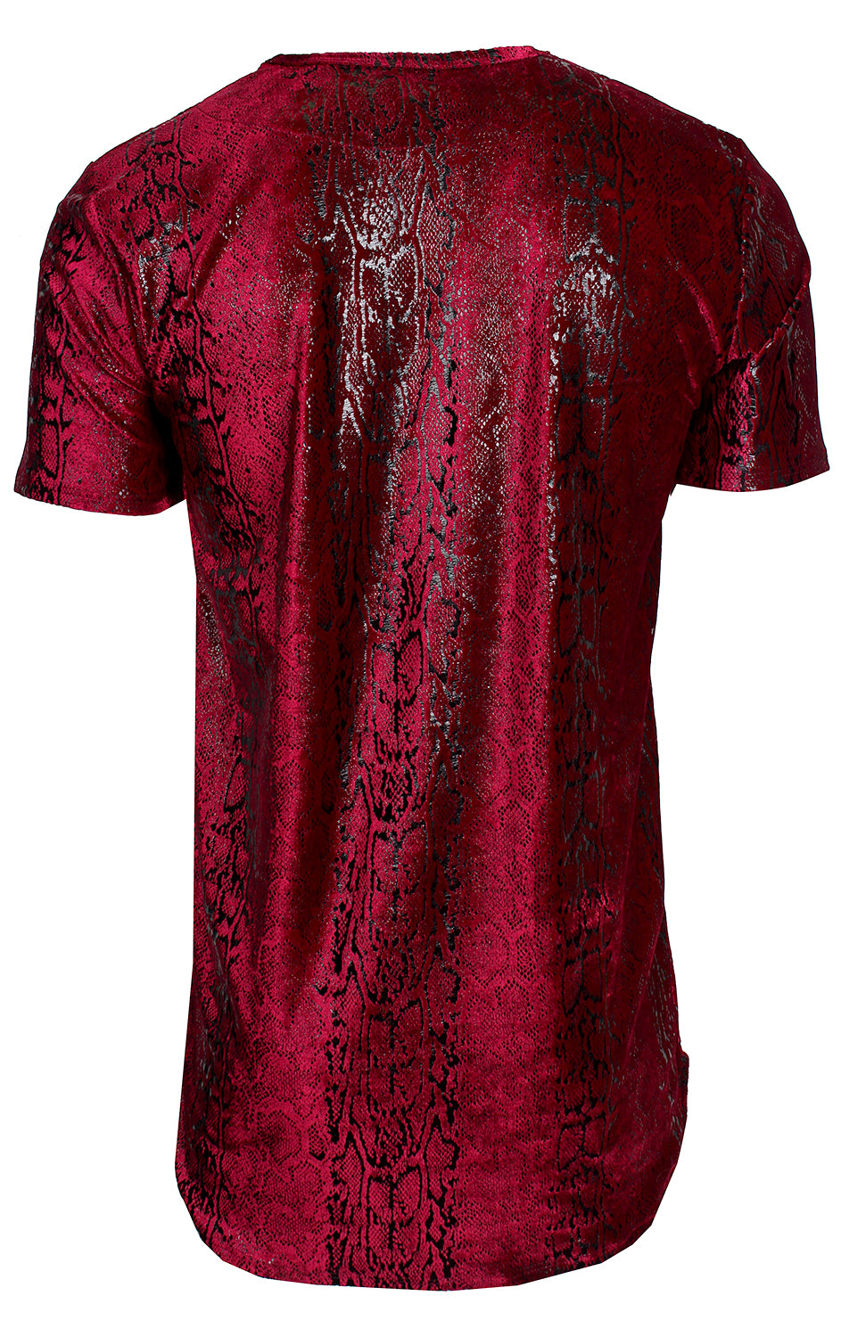 Kash Python Maroon Tee in maroon – view 2 of 3