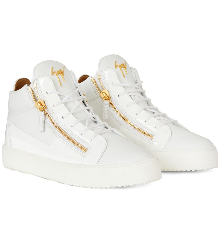 Birel Mid Top Sneakers - White