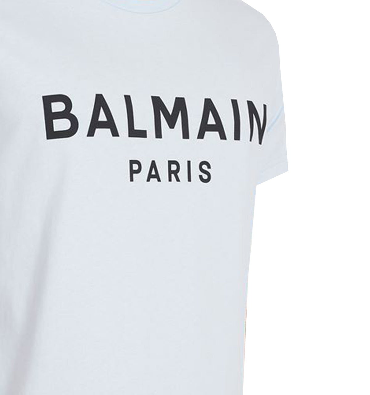 Balmain Logo SS Tee - Light Blue