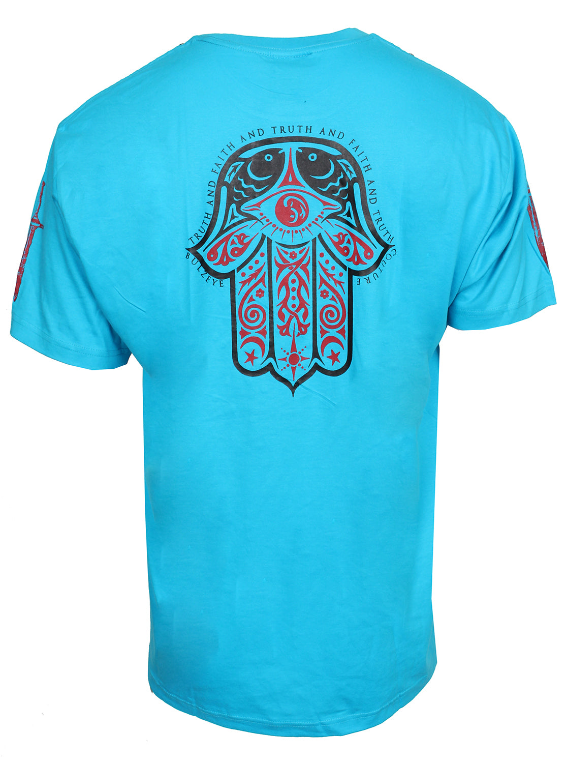 Bulzeye Hamsas Short Sleeve Tee in teal – view 2 of 2