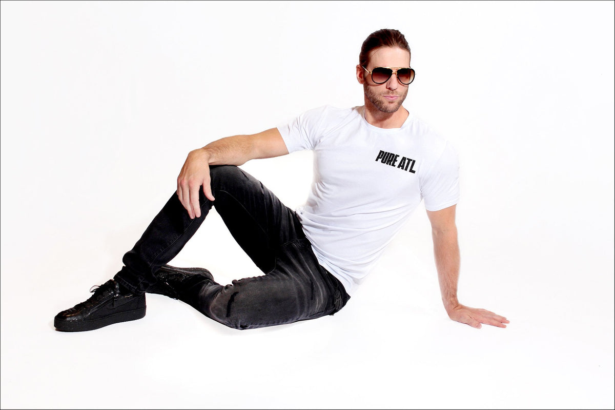 Chicken & Waffles Diamond Pure Tee - White