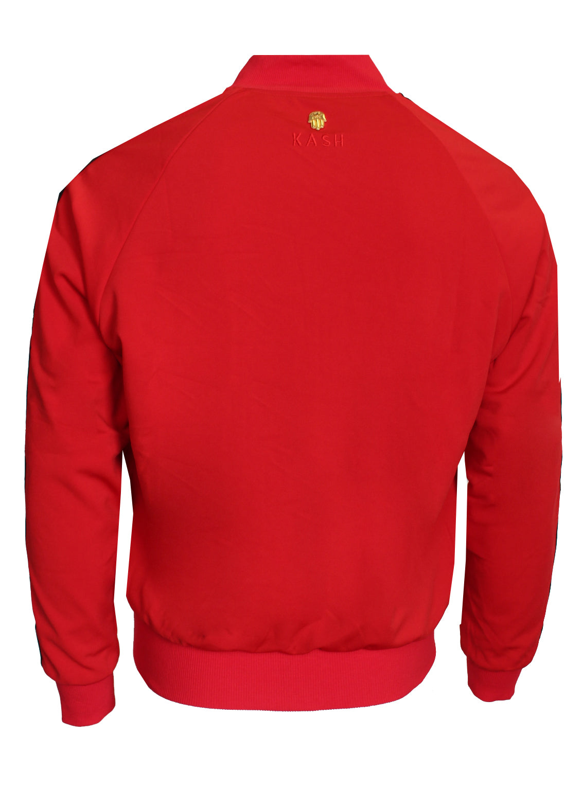 Men's Long Sleeve Icon Track Jacket with HAMSA Hand-Red