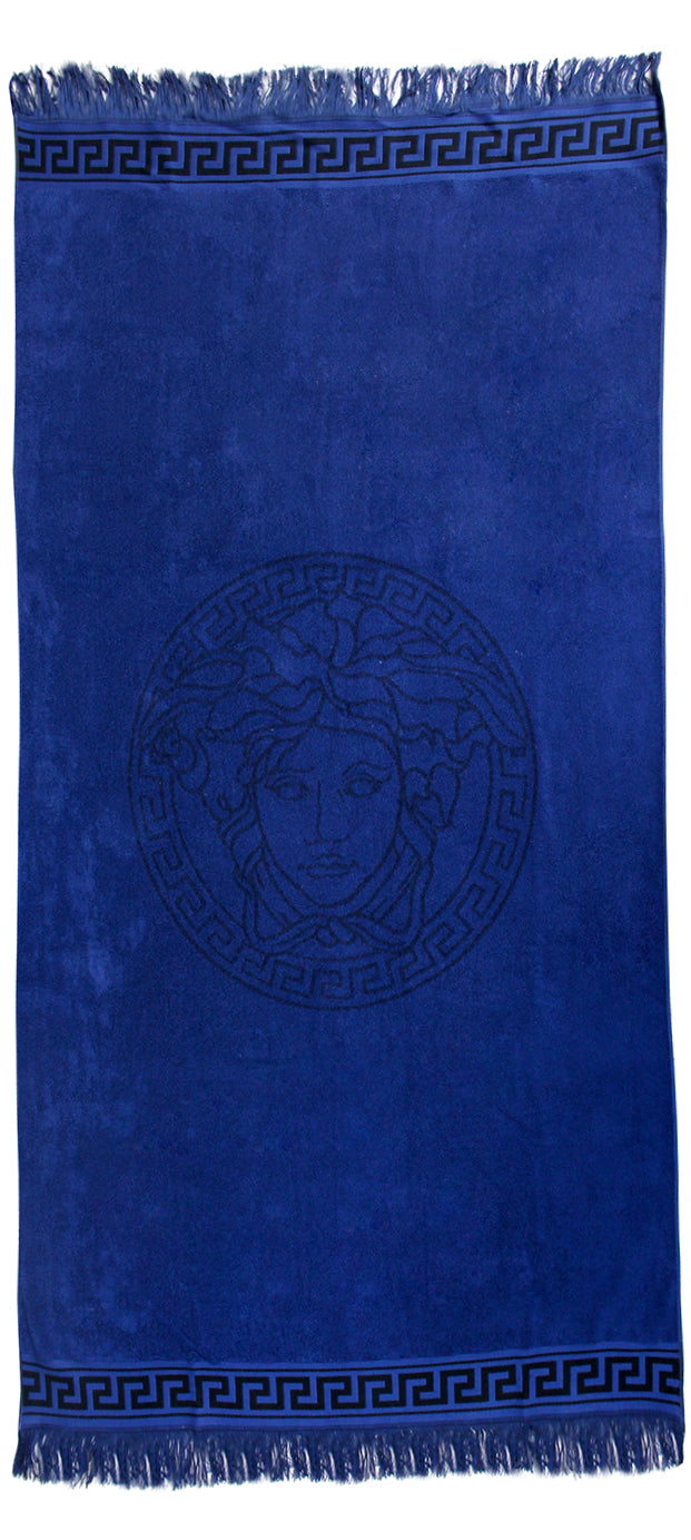 Versace Embroidered Medusa Towel