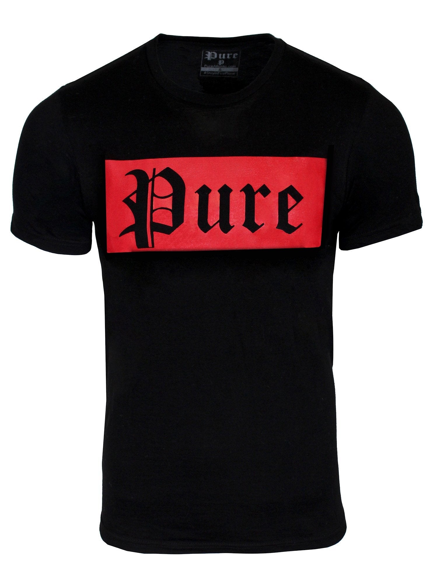 Pure Logo Tee in black/red – view 1 of 2