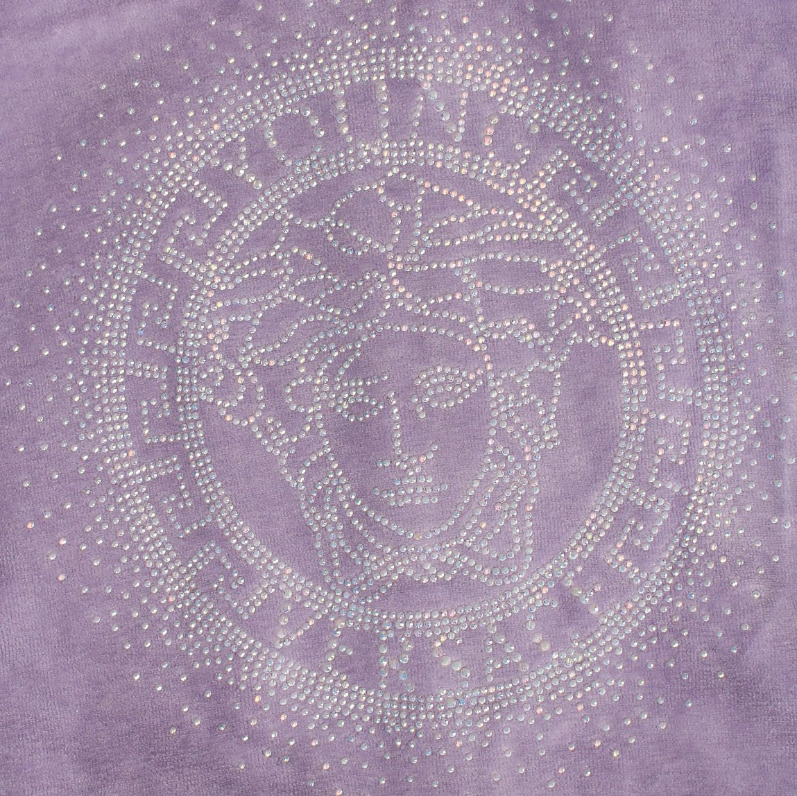 Young Versace Girls' Velour Jogging Set in lilac – view 3 of 4