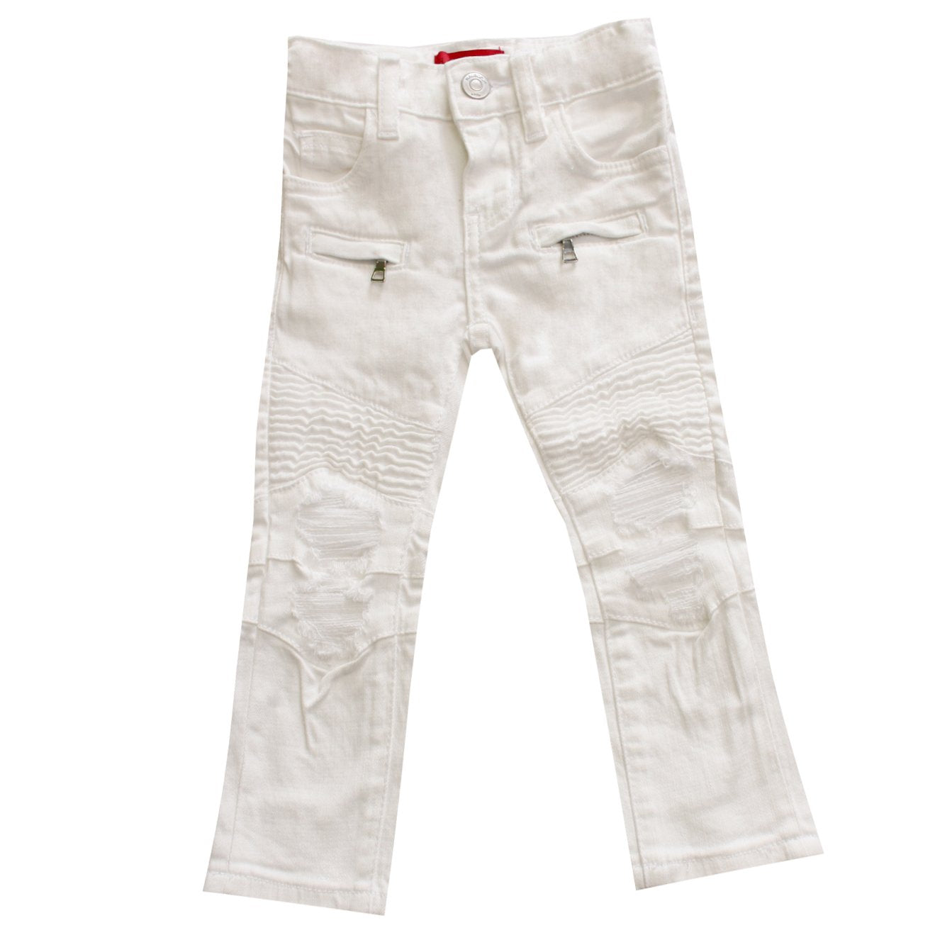 Haus of JR Clayton Biker Denim in white – view 1 of 2