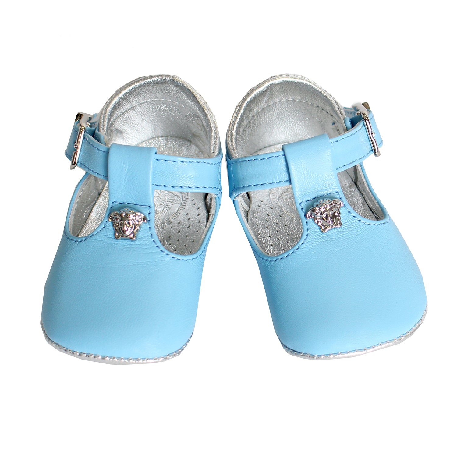 Baby Boy Crib Shoes-Light Blue