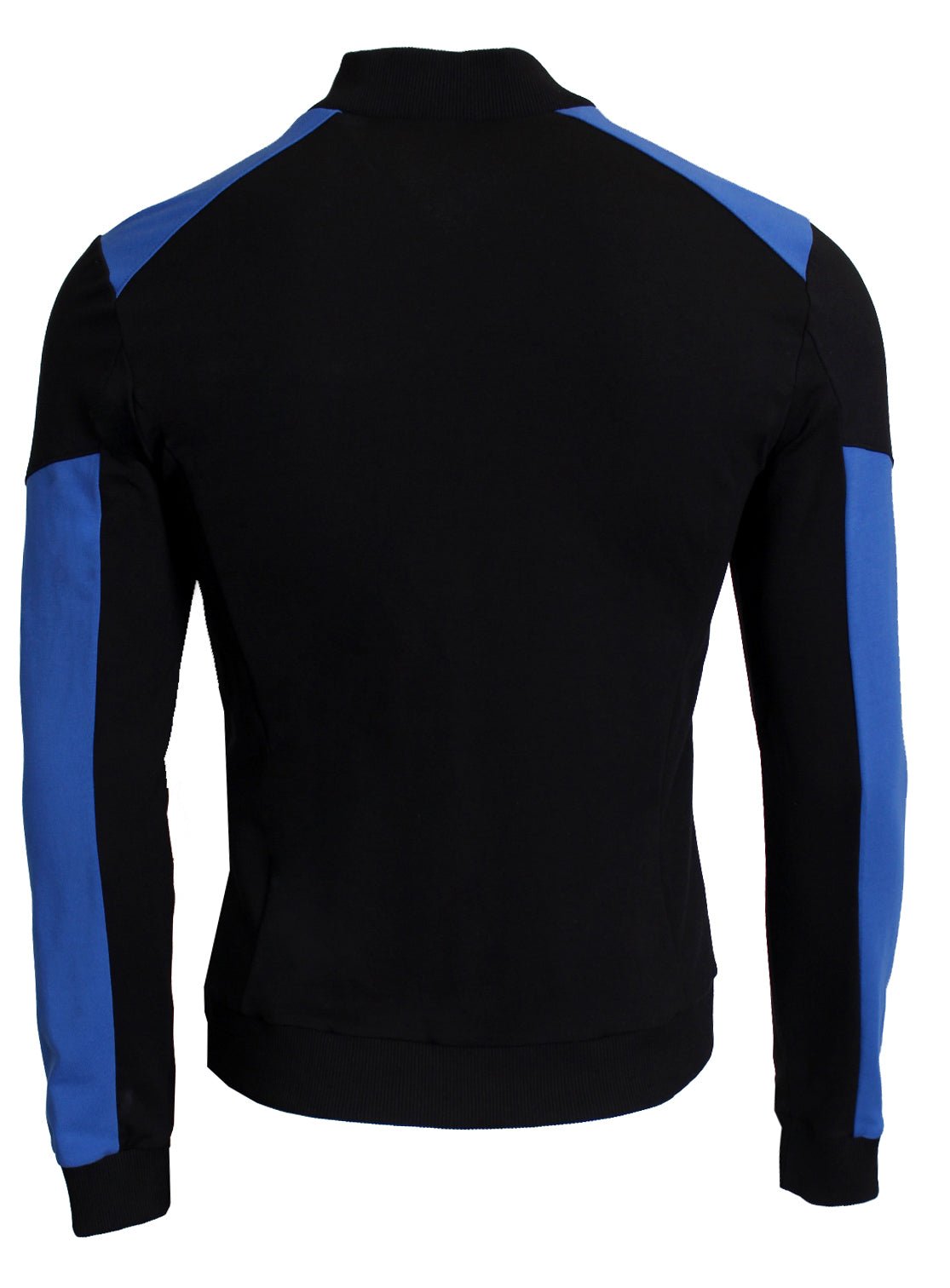 Versace Jeans Fleece Light Stretch Jacket in black and blue – view 4 of 8